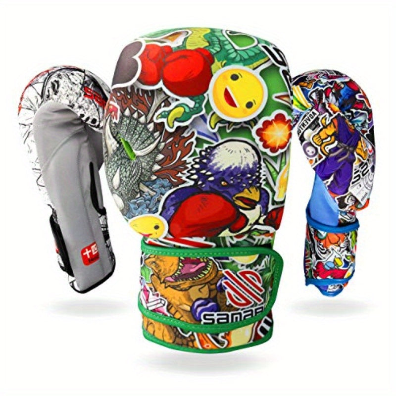 Lambo Sporting Goods Sanabul Sticker Bomb Boxing Gloves