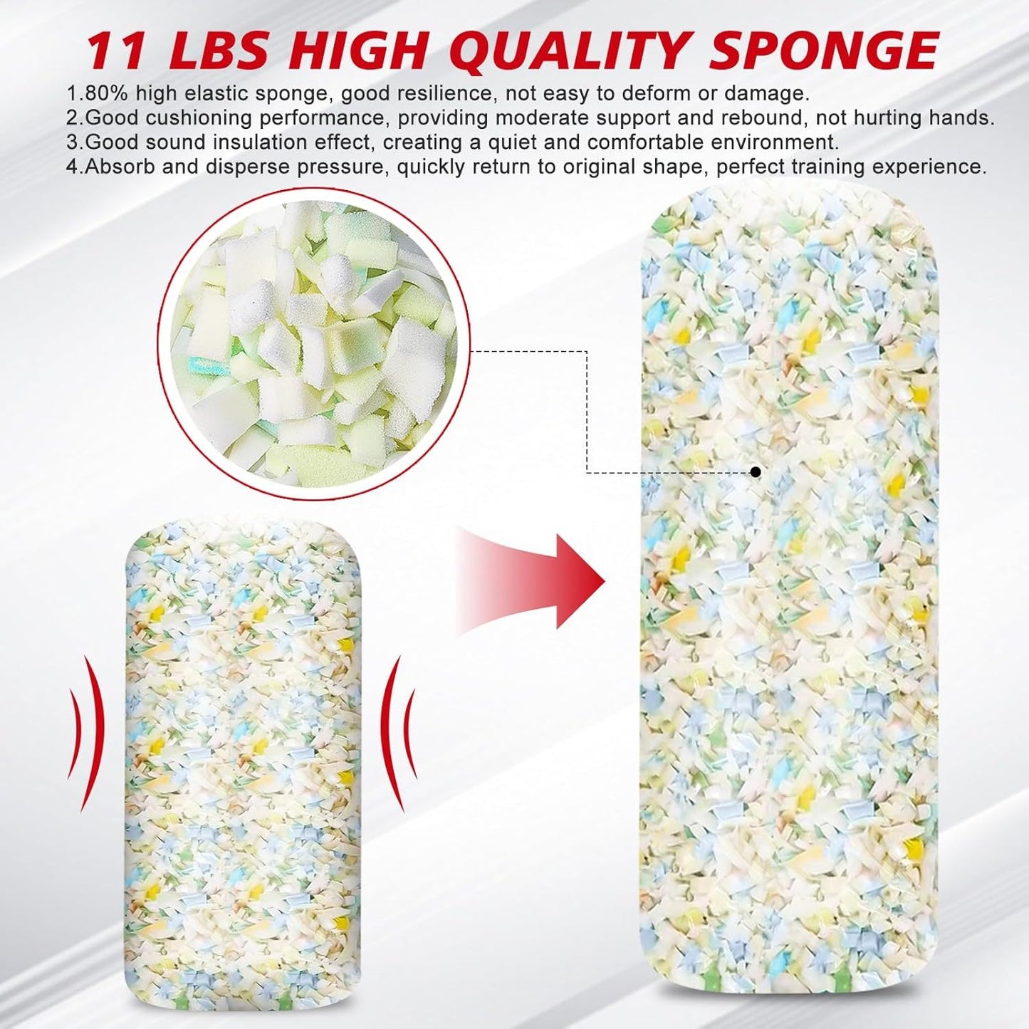 Faux Leather Punching Bag For MMA Training Equipment