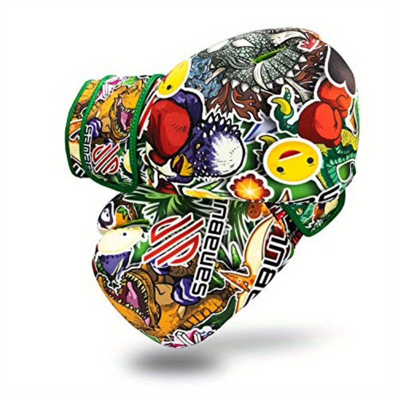 Lambo Sporting Goods Sanabul Sticker Bomb Boxing Gloves