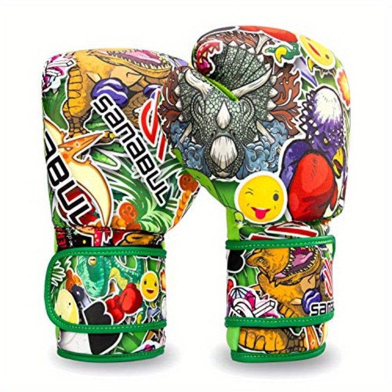 Lambo Sporting Goods Sanabul Sticker Bomb Boxing Gloves