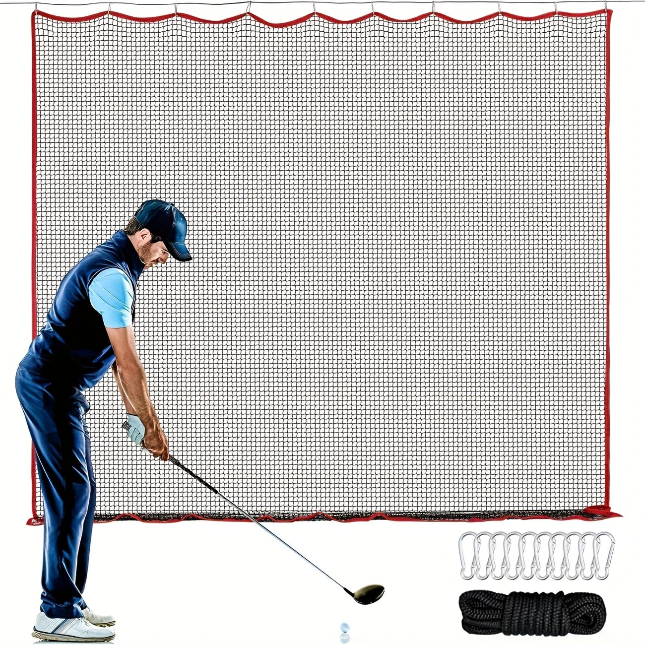 GREARTH Golf Practice Net Heavy Duty Hitting Barrier Net