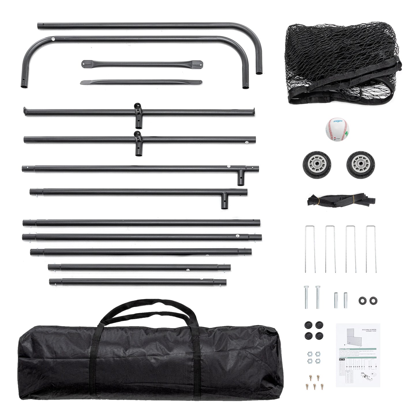 Hign-concerned L Shaped Baseball Net for Batting Cages