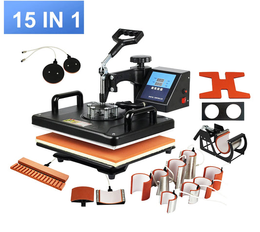 Shuohao 15 In 1 Multifunctional Sublimation Heat Press