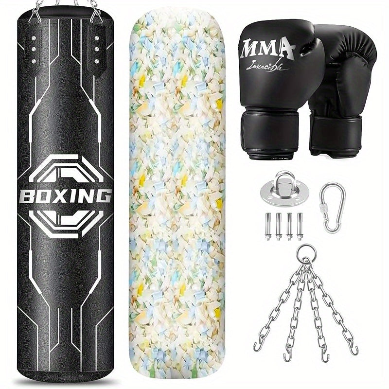 Faux Leather Punching Bag For MMA Training Equipment