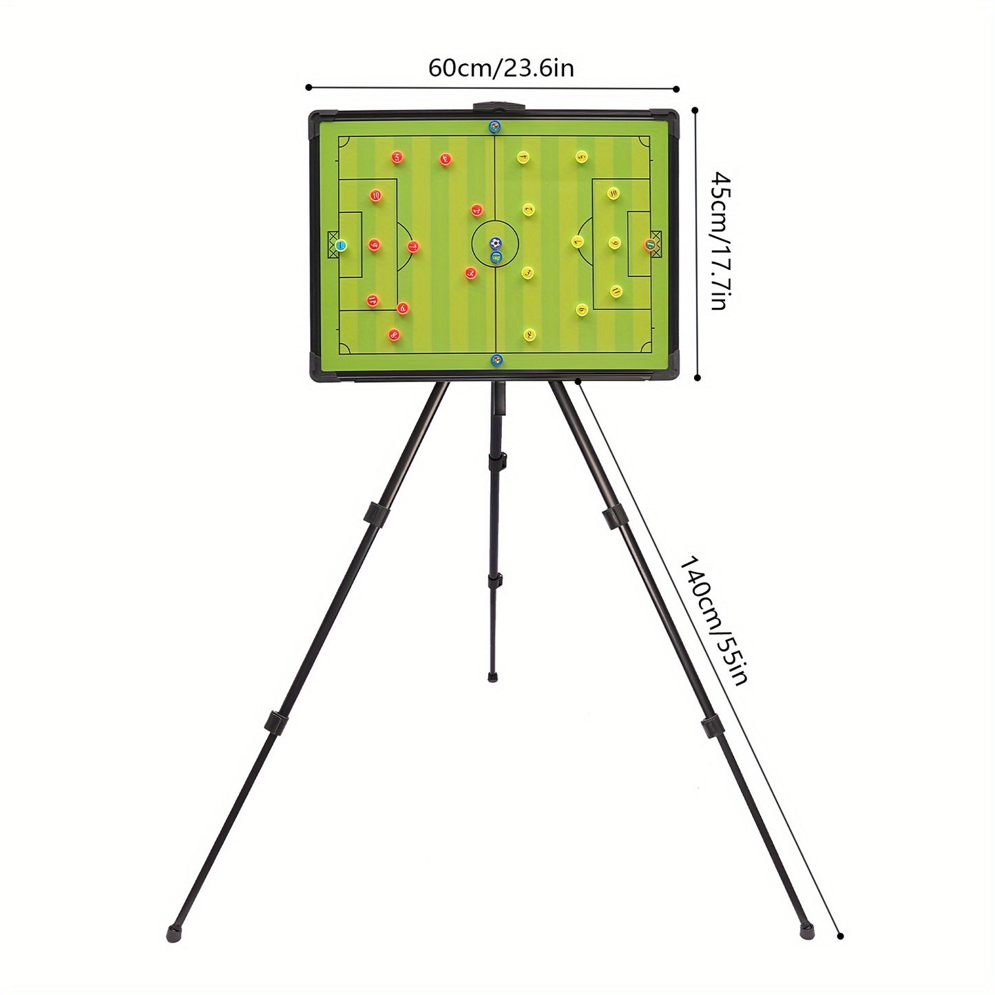 OUKANING Soccer Tactics Board With Tripod Stand And Magnets
